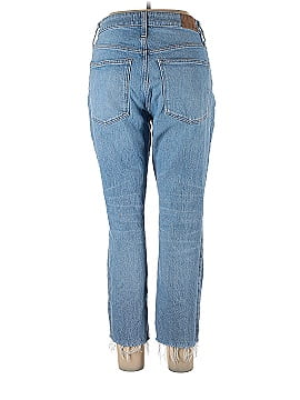 Madewell The Curvy Perfect Vintage Jean in Coney Wash: Destroyed Edition (view 2)