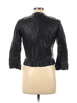 Zara Basic Faux Leather Jacket (view 2)