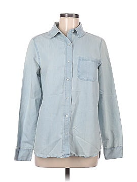 Just Be... Long Sleeve Button-Down Shirt (view 1)