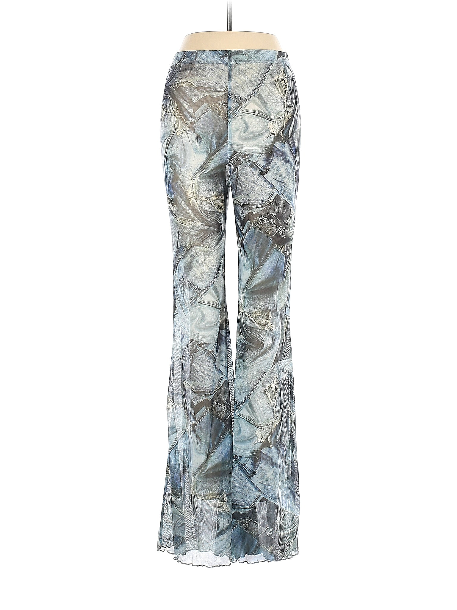 Cider Multi Color Blue Casual Pants Size M 68 off thredUP