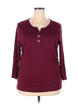 Karen Scott Long Sleeve Blouse (view 1)