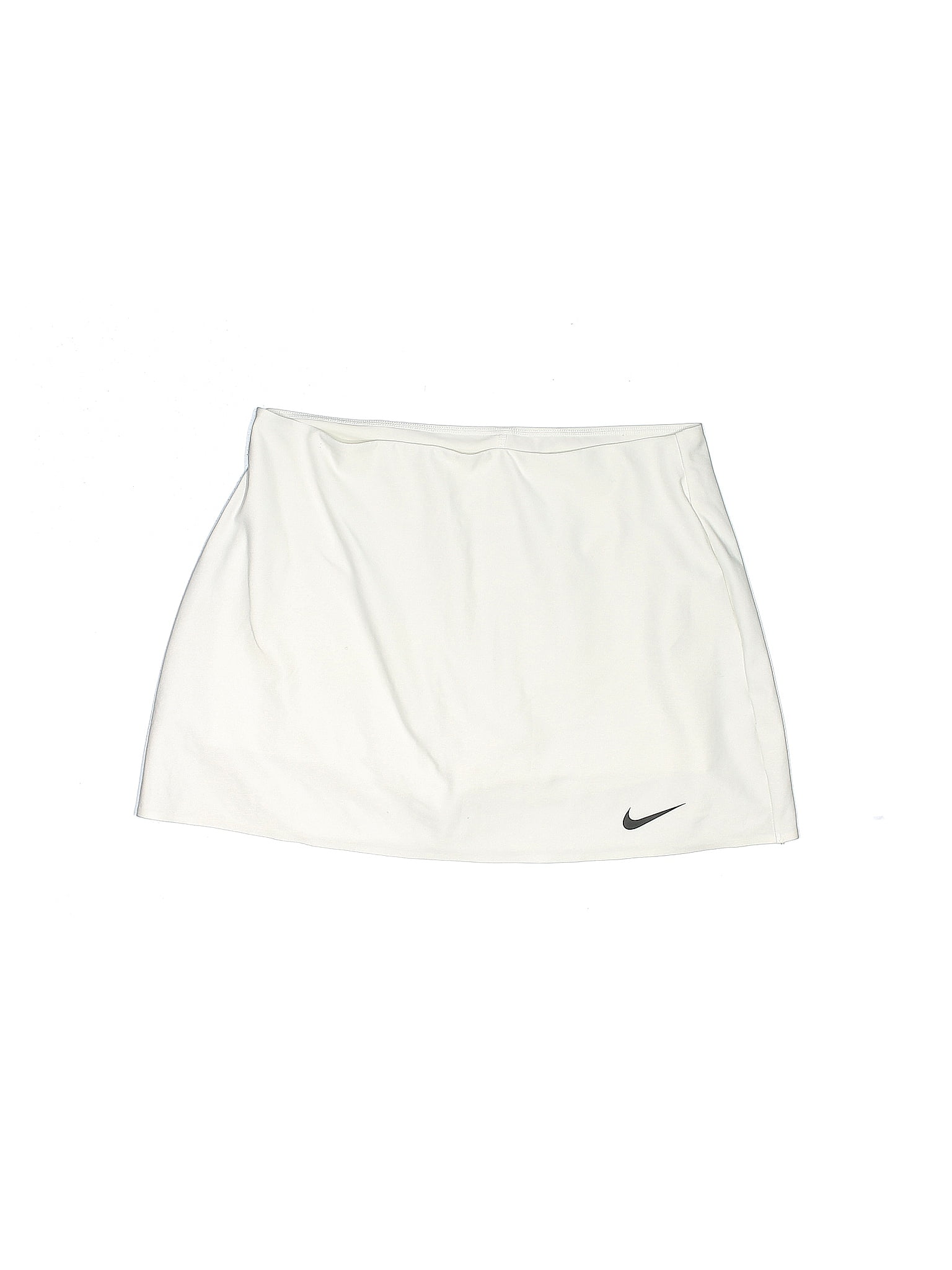 Nike Solid White Active Skort Size M 56 off thredUP
