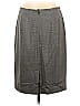 Brooks Brothers Houndstooth Jacquard Marled Chevron-herringbone Gray Wool Skirt Size 8 - photo 2