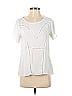 MYNE Ashley Ann 100% Polyester White Short Sleeve Top Size 0 - photo 1