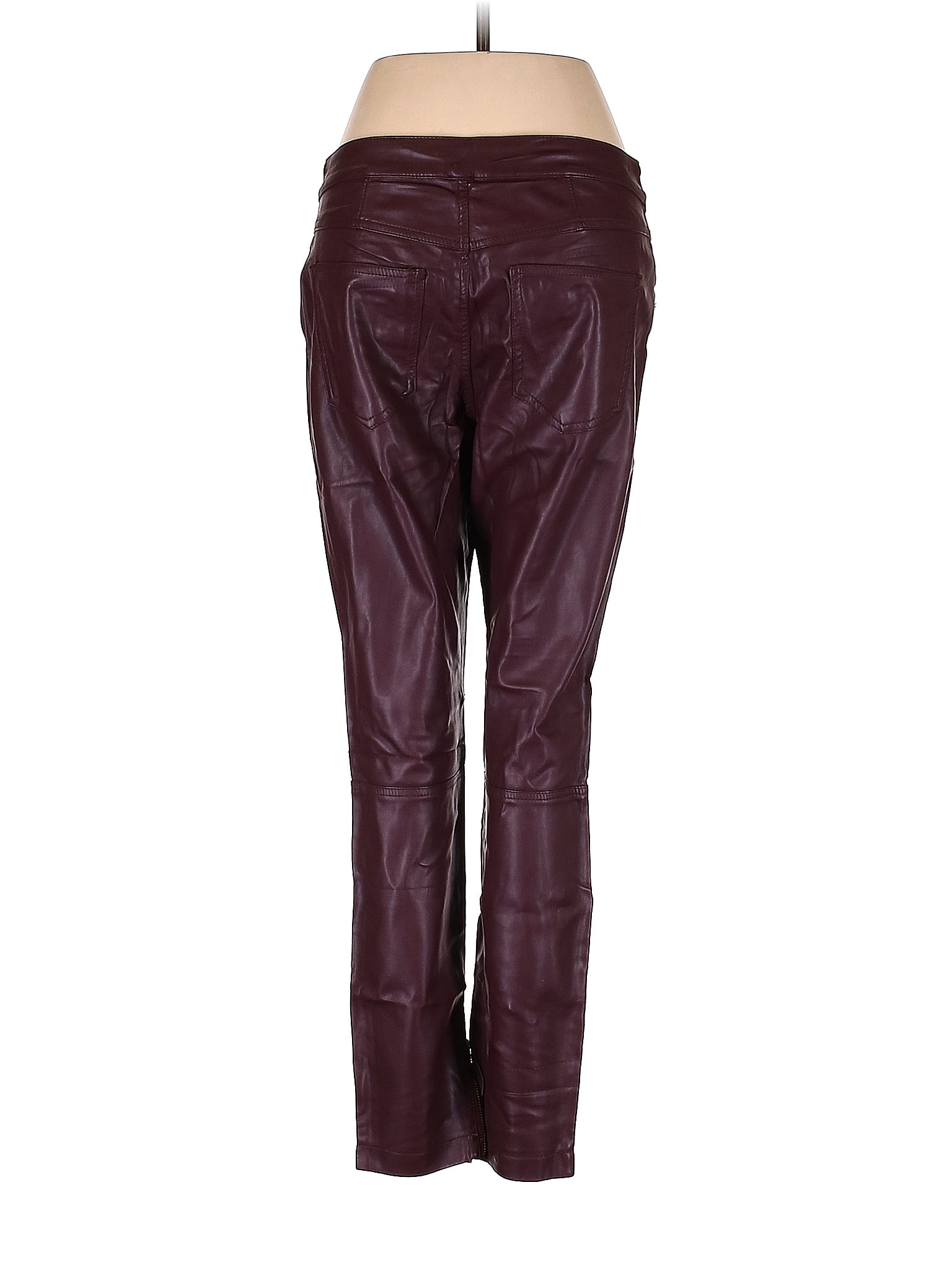 ootn ♥️ how fun are these burgundy wine leather pants from @Free Peopl