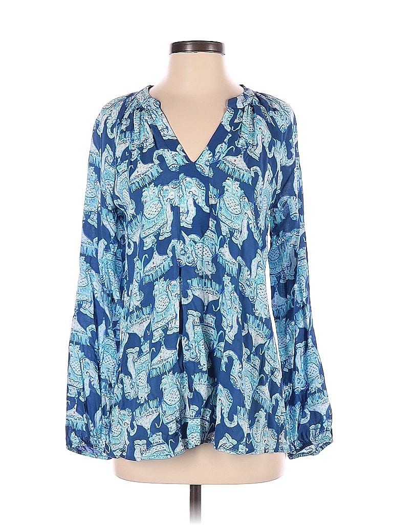 Blue Top Long Sleeve Lilly Pulitzer NWT, Size Xs main image 1