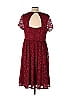 Torrid Damask Burgundy Red Casual Dress Size 10 (Plus) - photo 2
