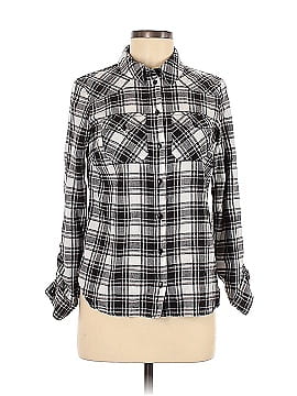 Noisy May Long Sleeve Button-Down Shirt (view 1)