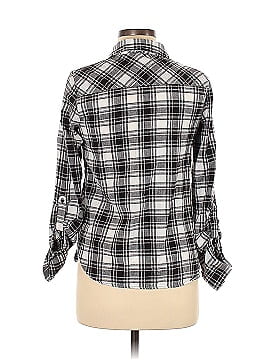 Noisy May Long Sleeve Button-Down Shirt (view 2)