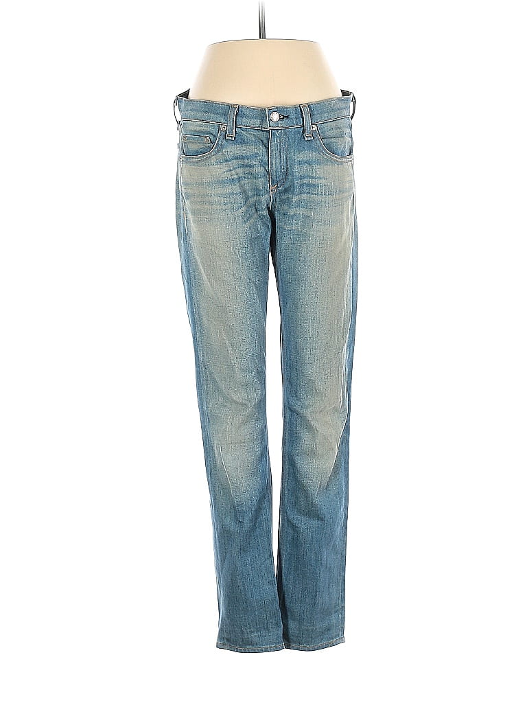 Rag & Bone/JEAN Solid Blue Jeans 26 Waist - 86% off | thredUP