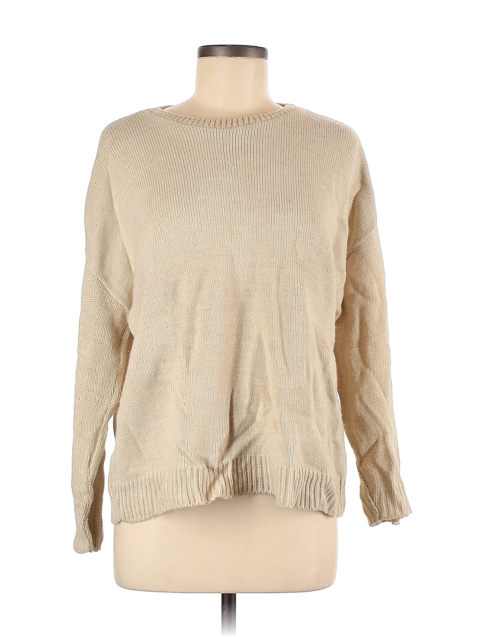 Nasty Gal Inc. 100% Acrylic Tan Pullover Sweater Size M - 85% off | ThredUp