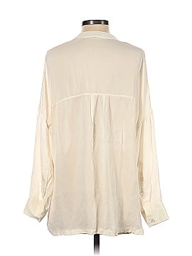 Vince. Long Sleeve Silk Top (view 2)