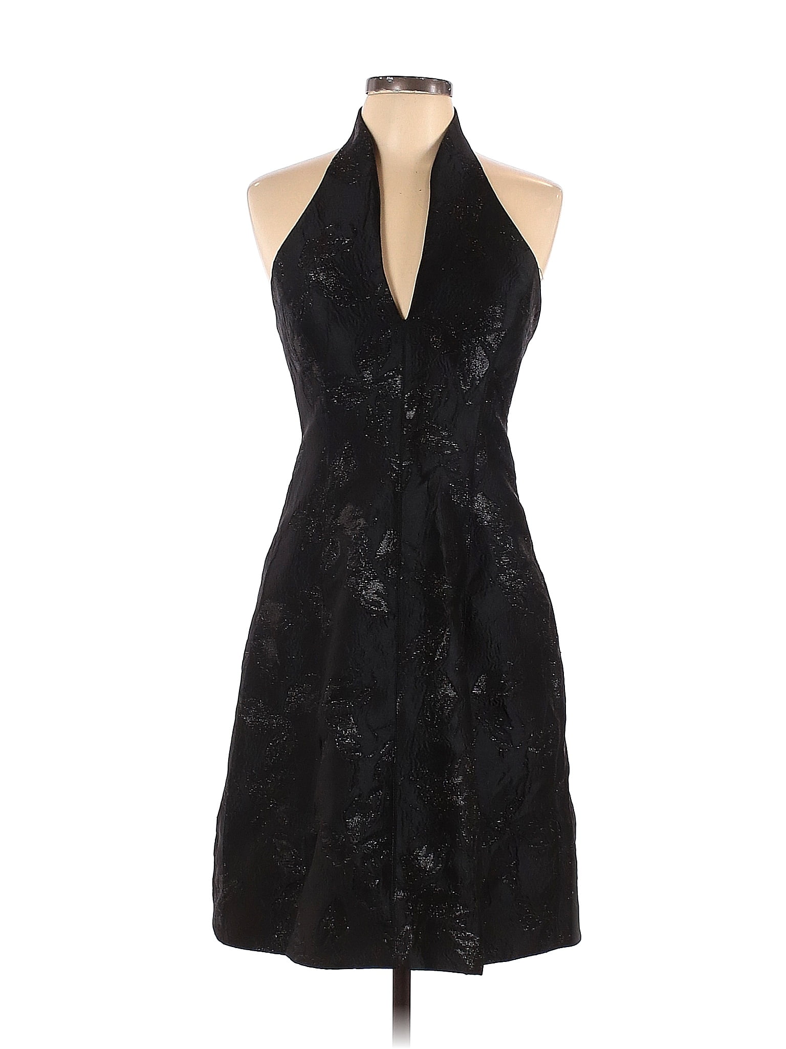 Halston Heritage Black Cocktail Dress Size 10 73 off thredUP