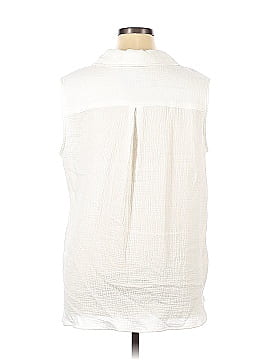 Style&Co Sleeveless Button-Down Shirt (view 2)