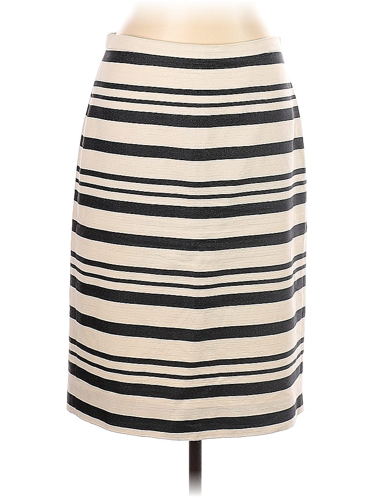 J.Crew Stripes Multi Color Tan Casual Skirt Size 10 - 83% off | thredUP