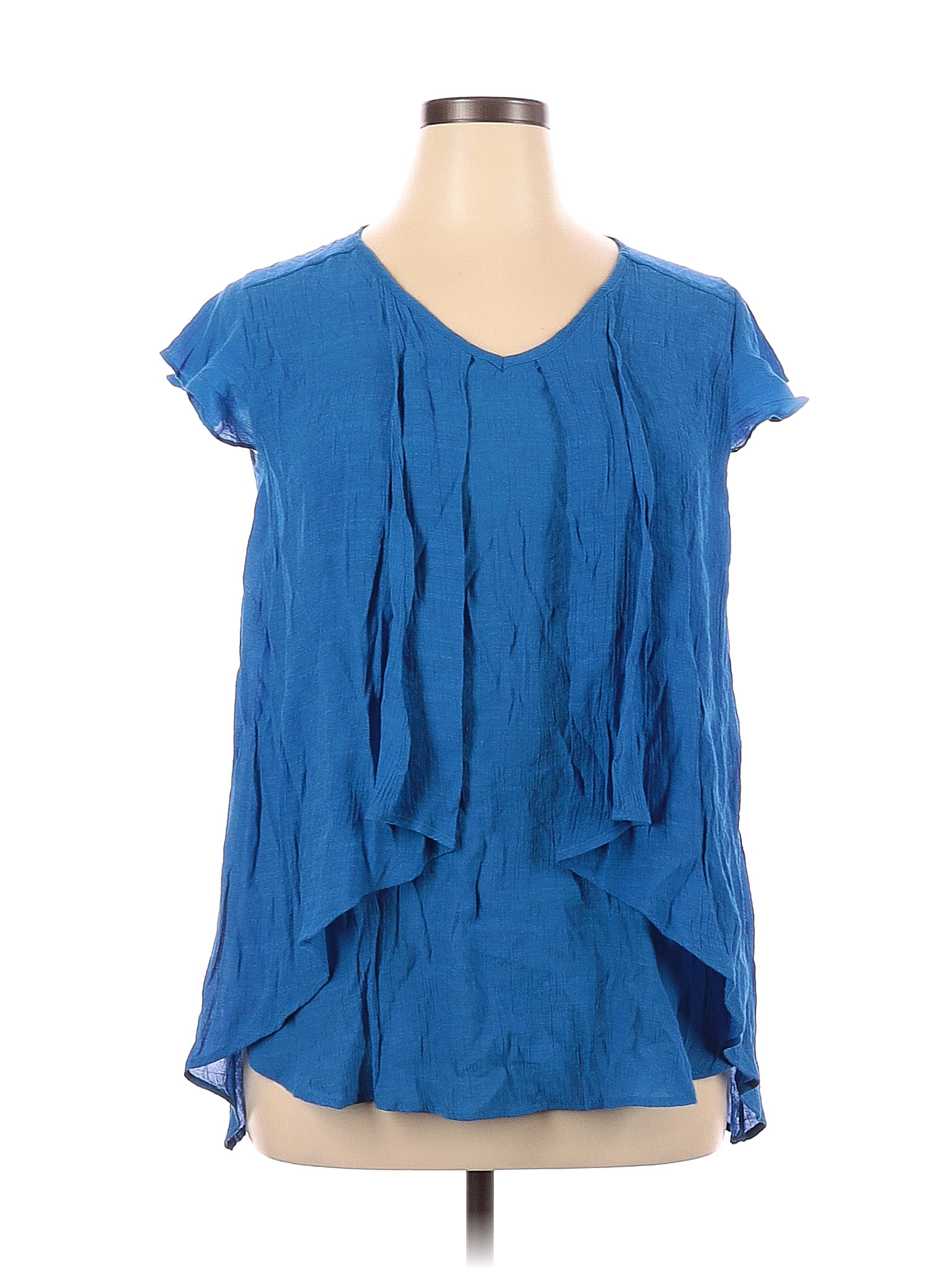 Counterparts Blue Sleeveless Blouse Size Xl 51 Off Thredup