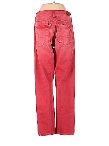 Red jeans american hot sale eagle