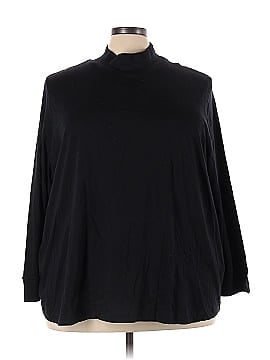 Woman Within 3/4 Sleeve Turtleneck (view 1)