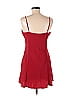 Rampage 100% Polyester Solid Red Casual Dress Size M - photo 2