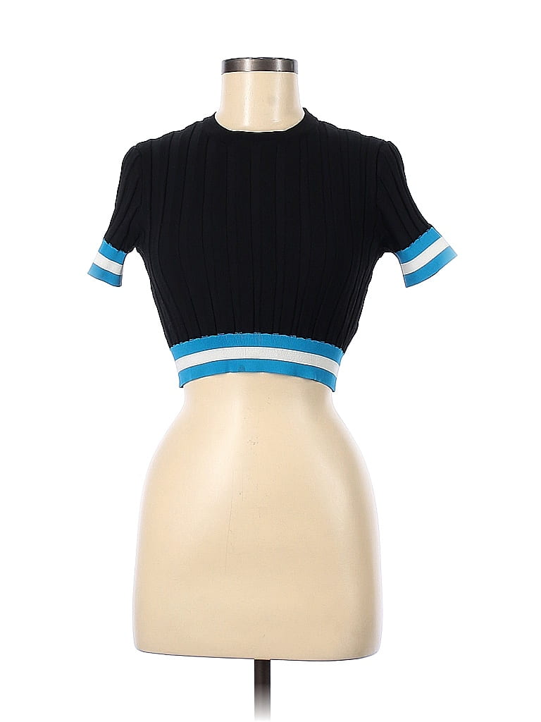 Solid & Striped Color Block Stripes Black Pullover Sweater Size M - photo 1