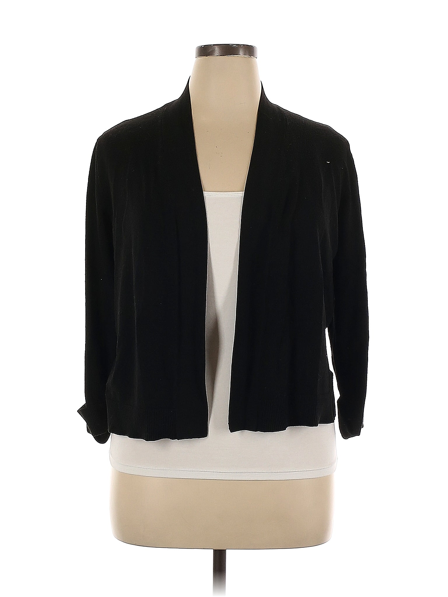 Faded Glory Black Cardigan Size XL - 50% off | thredUP