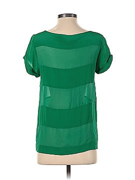 Odille Short Sleeve Silk Top (view 2)