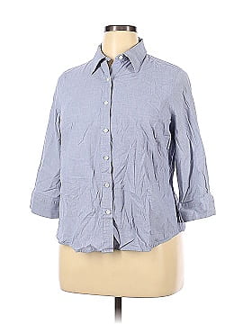 IZOD 3/4 Sleeve Button-Down Shirt (view 1)
