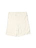 Assorted Brands Solid Ivory White Shorts Size 1X (Plus) - photo 2