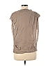 Robert Rodriguez Solid Tan Short Sleeve Blouse Size 6 - photo 2