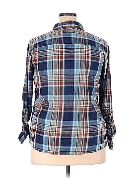 Faded Glory Long Sleeve Button-Down Shirt (view 2)