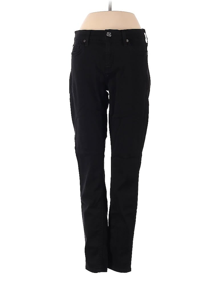 Pre-owned 7 For All Mankind Jeans In Black
