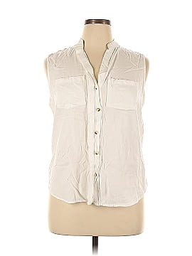 Sim & Sam Sleeveless Button-Down Shirt (view 1)