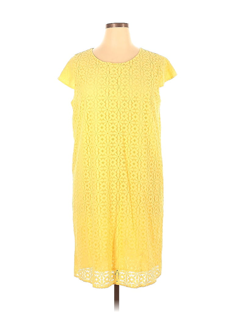 The Children's Place Yellow Casual Dress Size XL - photo 1