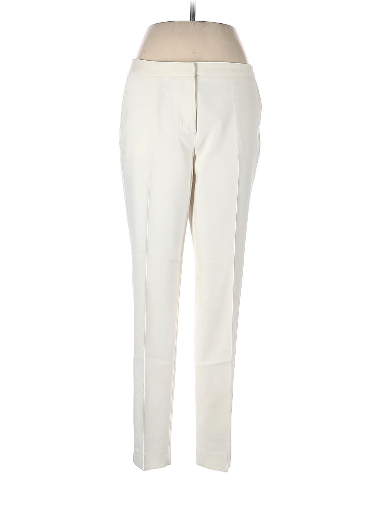 Calvin Klein Solid White Ivory Dress Pants Size 8 - 78% off | thredUP