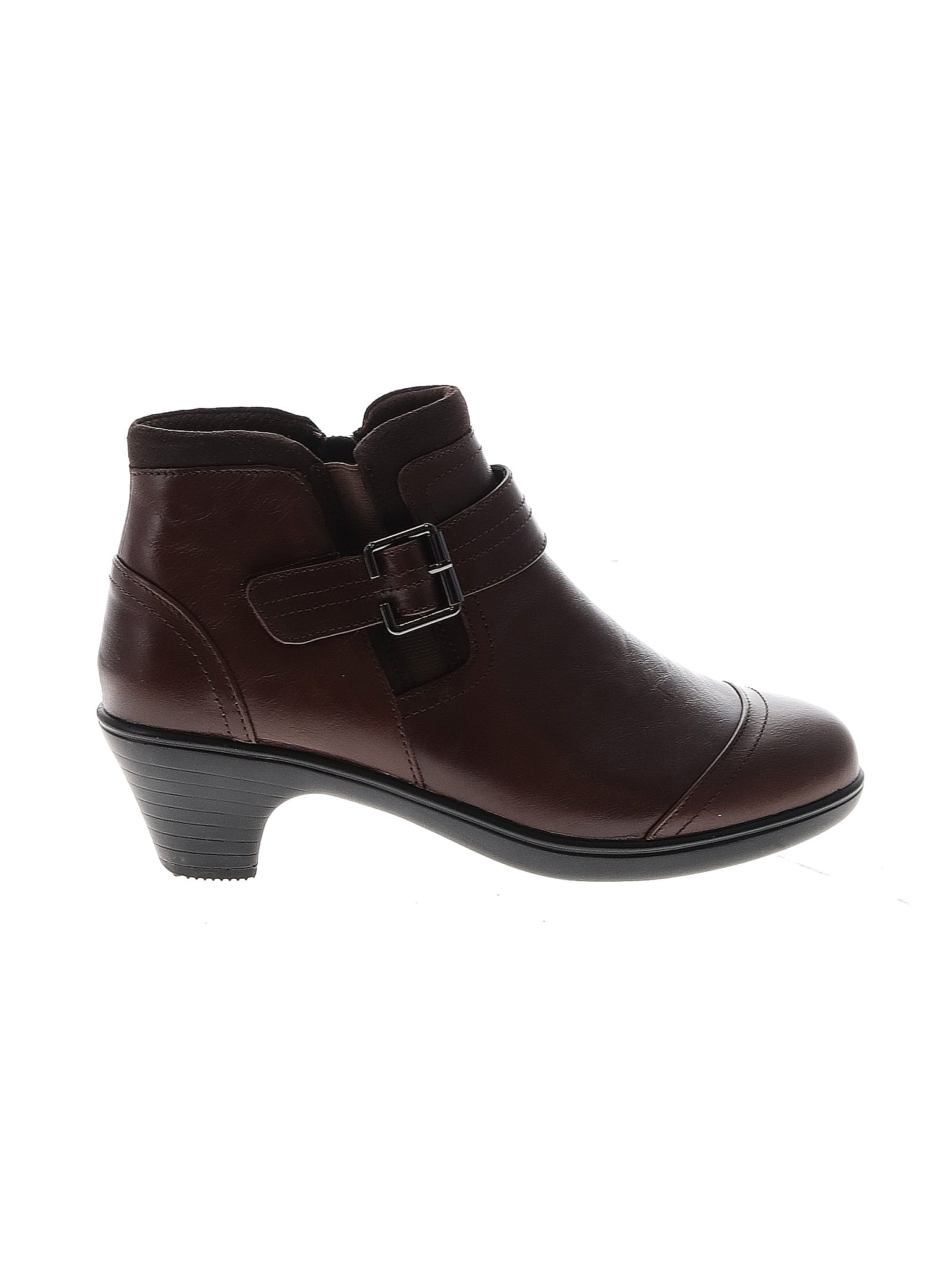 Bio Heels Solid Brown Ankle Boots Size 8 - 54% off | thredUP