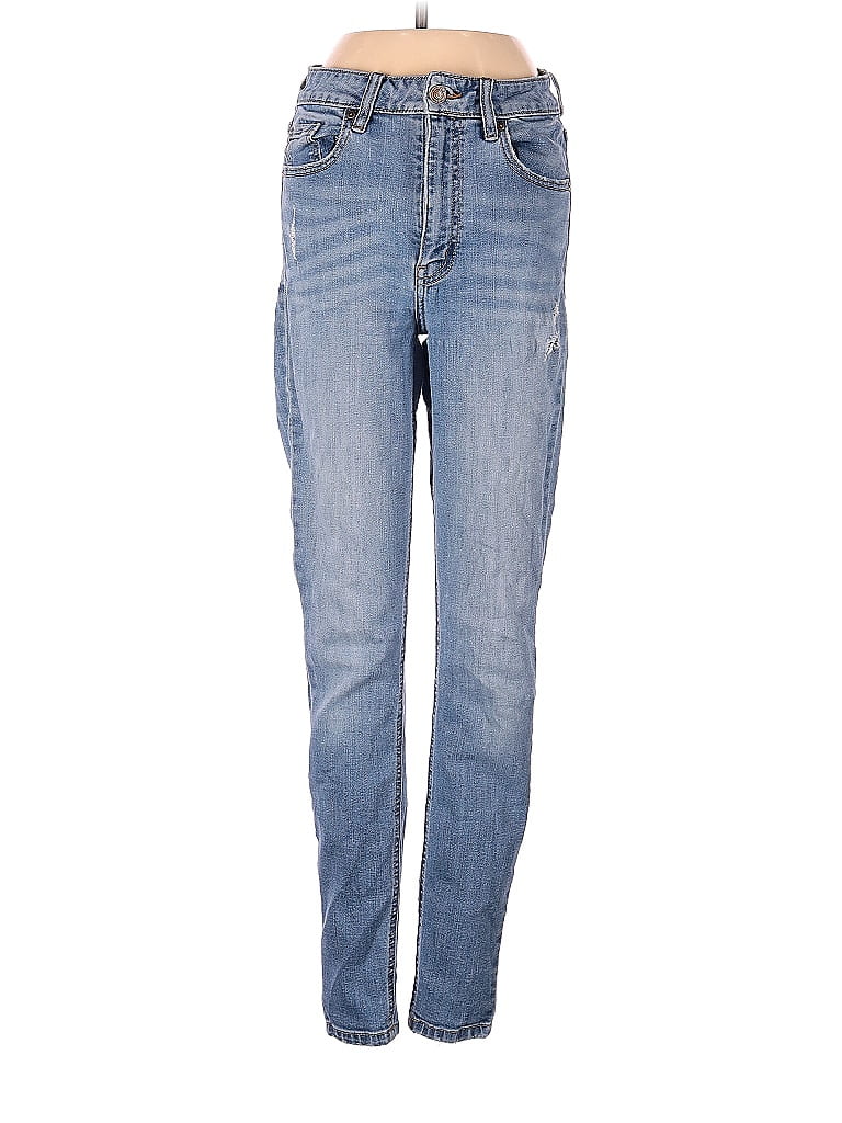 oasis Marled Blue Jeans Size 3 - photo 1