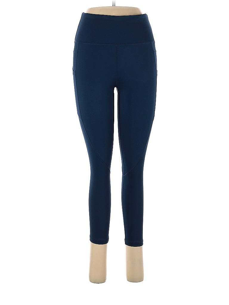 Zyia Active Solid Blue Leggings Size 20 (Plus) - 47% off