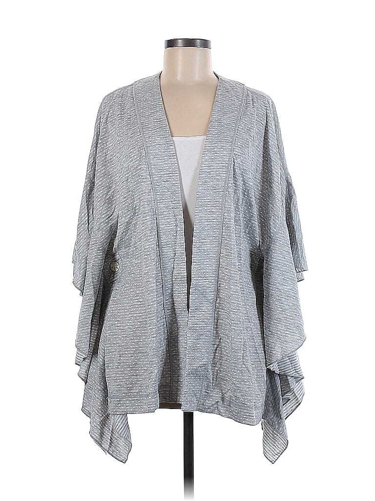 CAbi Color Block Gray Cardigan Size M - 78% off | thredUP