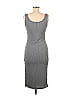 Shein Solid Gray Casual Dress Size 6 - photo 2