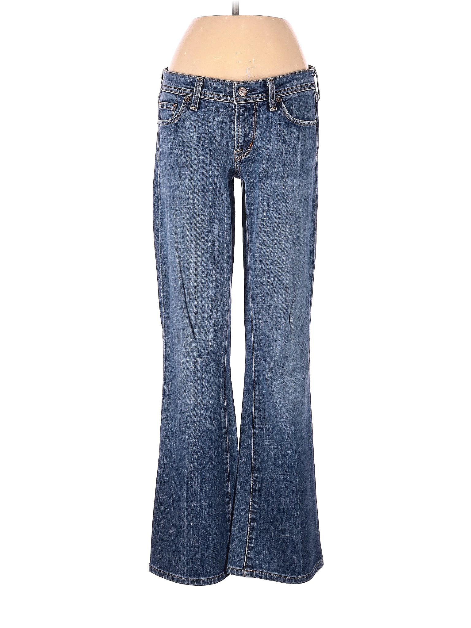 Citizens of Humanity Solid Blue Jeans 27 Waist - 80% off | thredUP