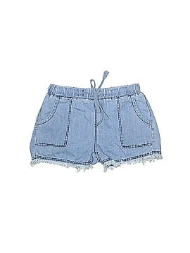 Floral Blooming Denim Shorts (view 1)
