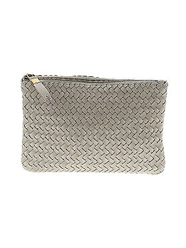 Madewell The Leather Pouch Clutch: Woven Edition (view 1)