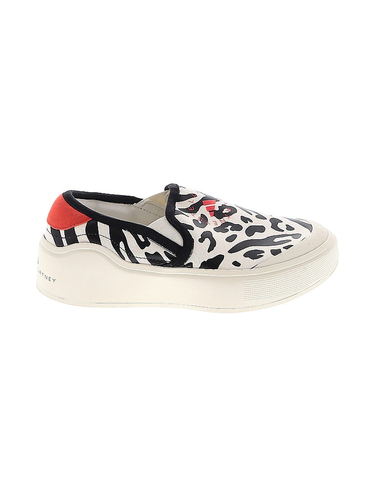 Adidas Stella McCartney Animal Print Graphic Multi Color White Sneakers Size 8 - photo 1
