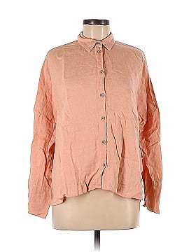 Topshop Long Sleeve Button-Down Shirt (view 1)