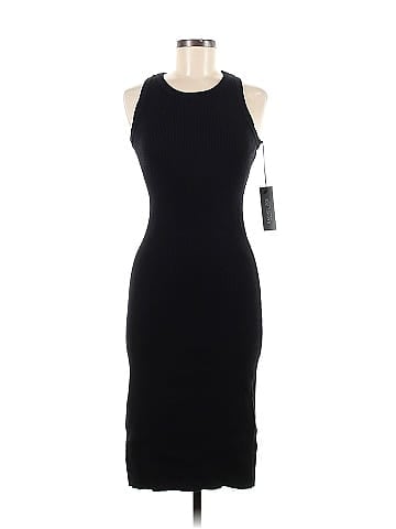 Rachel Zoe Solid Black Casual Dress Size M - 80% off | thredUP