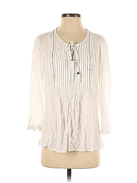 Pale Sky Long Sleeve Blouse (view 1)