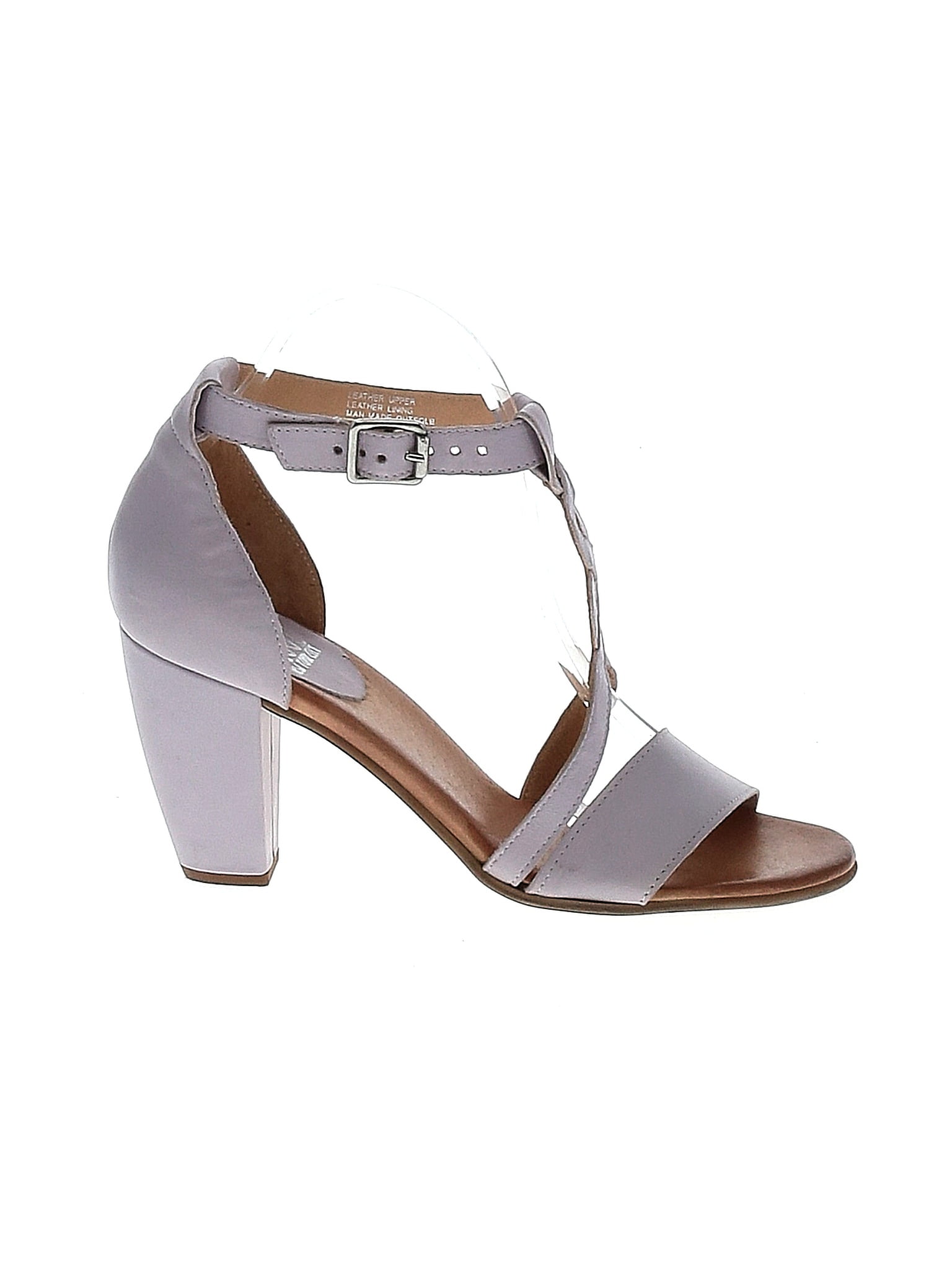 Miz Mooz Solid Gray Purple Heels Size 40 (EU) 68 off ThredUp