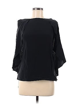 Milly Short Sleeve Silk Top (view 1)