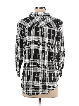 Iky Me 3/4 Sleeve Button-Down Shirt (view 2)