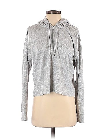 90 Degree by Reflex Gray Pullover Hoodie Size S - 73% off
